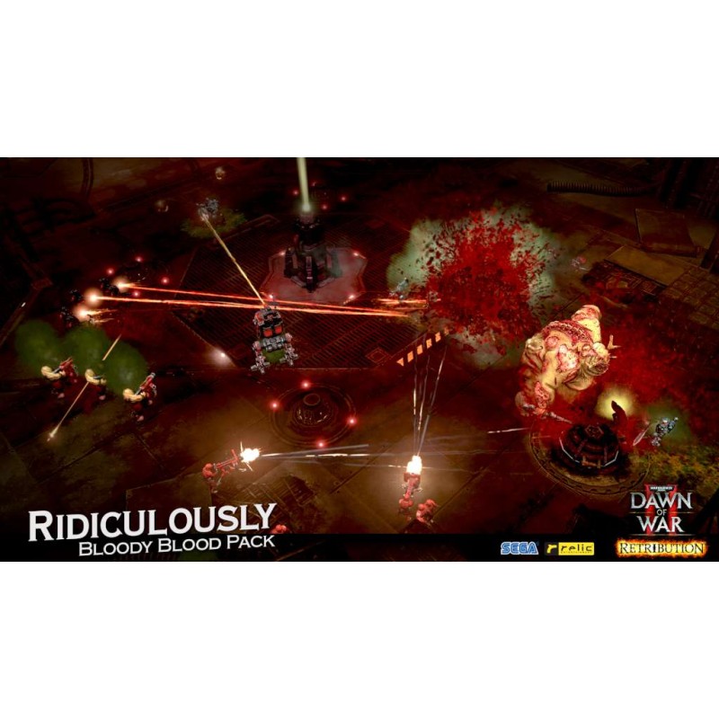 Warhammer 40,000  Dawn of War II  Retribution   Ridiculously Bloody Blood Pack DLC PC Steam Kod Klucz
