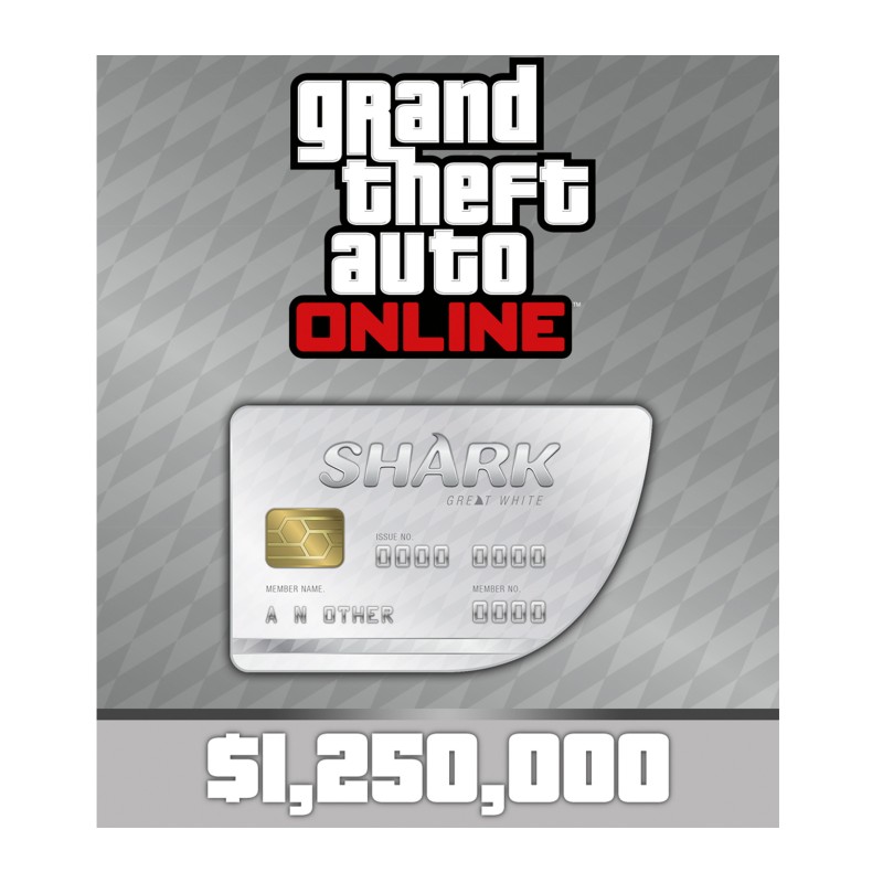 Grand Theft Auto Online   $1,500,000 Great White Shark Cash Card XBOX One Kod Klucz