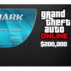 Grand Theft Auto Online   $250,000 Tiger Shark Cash Card Xbox One Kod Klucz