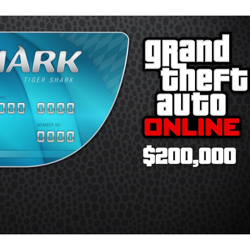 Grand Theft Auto Online   $250,000 Tiger Shark Cash Card Xbox One Kod Klucz