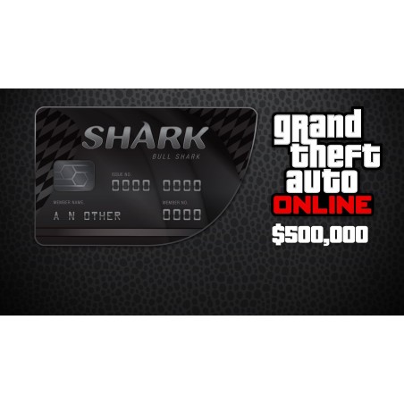 Grand Theft Auto Online   $600,000 Bull Shark Cash Card XBOX One Kod Klucz