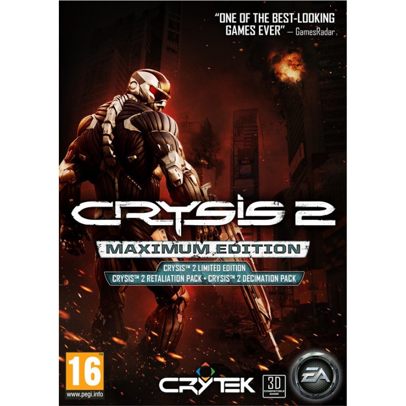 Crysis 2 Maximum Edition PC Steam Kod Klucz