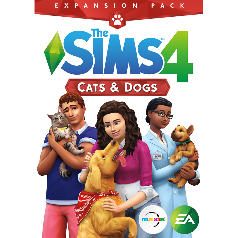 The Sims 4   Cats and Dogs DLC PC EA Kod Klucz