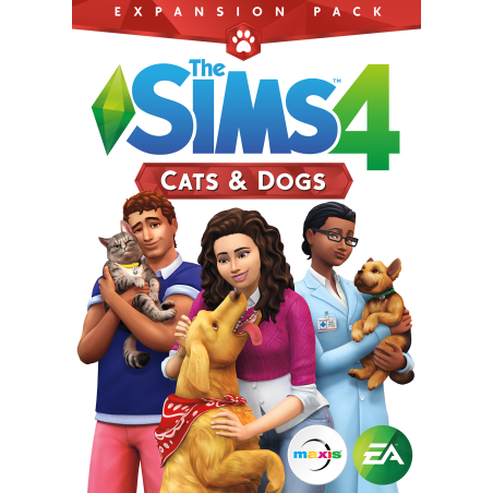The Sims 4   Cats and Dogs DLC PC EA Kod Klucz