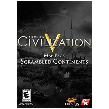 Sid Meiers Civilization V   Scrambled Continents Map Pack DLC Steam Kod Klucz
