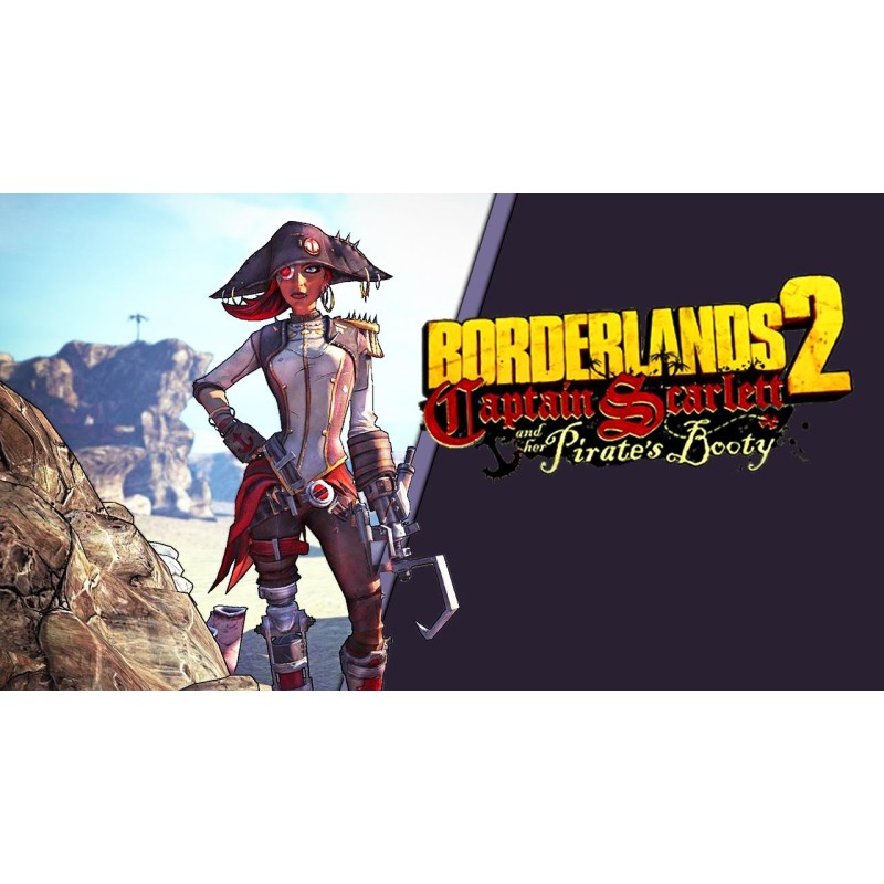 Borderlands 2   Captain Scarlett and her Pirates Booty DLC PC Steam Kod Klucz