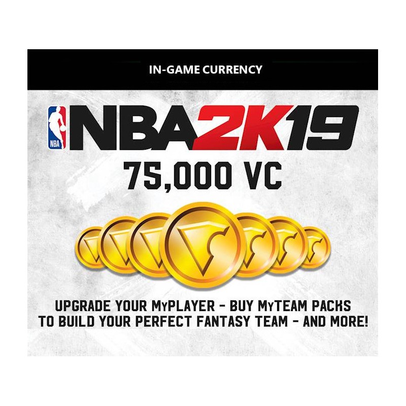NBA 2K19   75,000 VC Pack DLC XBOX One Kod Klucz