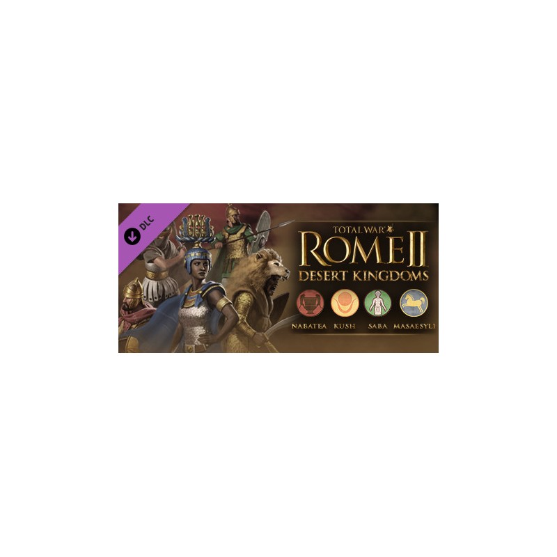Total War  ROME II   Desert Kingdoms Culture Pack DLC   PC Steam Kod Klucz