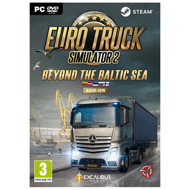Euro Truck Simulator 2   Beyond the Baltic Sea DLC   PC Steam Kod Klucz