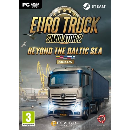 Euro Truck Simulator 2   Beyond the Baltic Sea DLC   PC Steam Kod Klucz