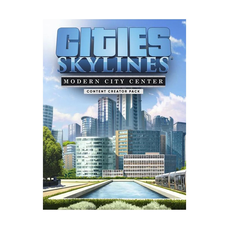 Cities  Skylines   Content Creator Pack  Modern City Center DLC PC Steam Kod Klucz