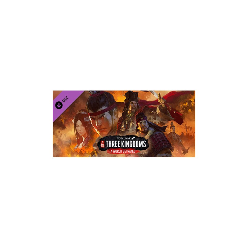 Total War  THREE KINGDOMS   A World Betrayed DLC   PC Steam Kod Klucz