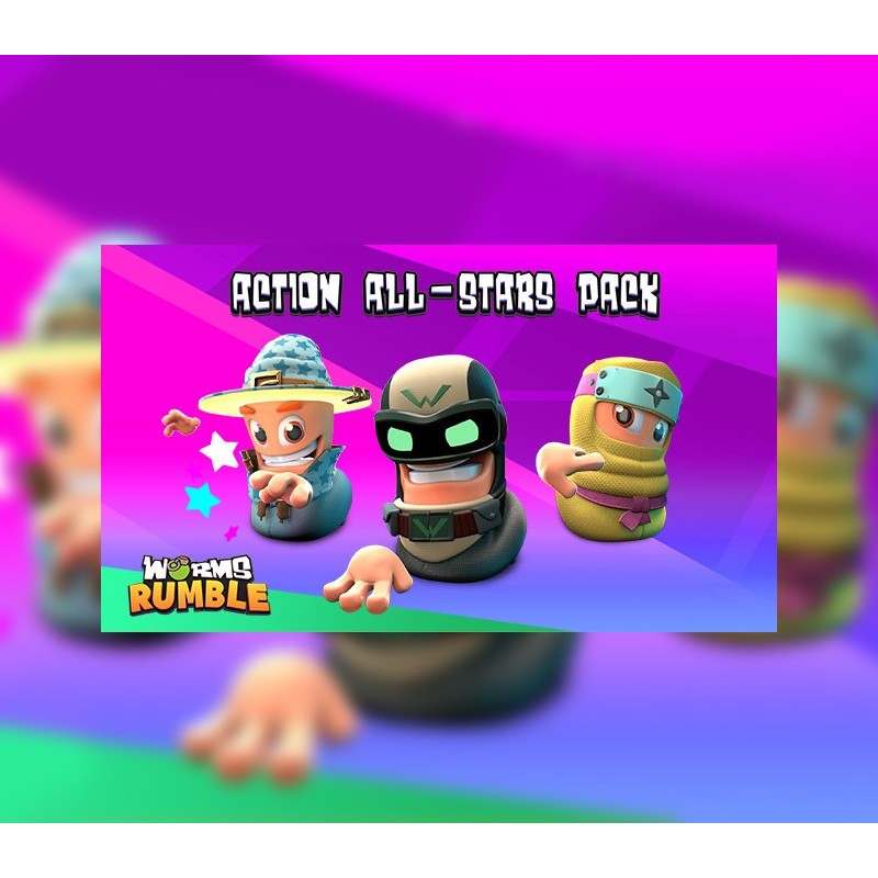 Worms Rumble   Action All Stars Pack DLC   PS5 Kod Klucz