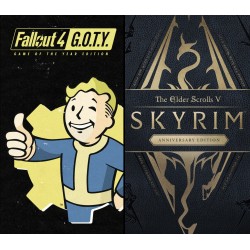 The Elder Scrolls V  Skyrim Anniversary Edition + Fallout 4 G.O.T.Y.   XBOX One / Xbox Series X|S Kod Klucz