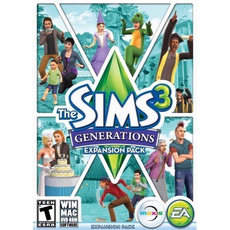 The Sims 3 + Generations Expansion Pack DLC EA Kod Klucz