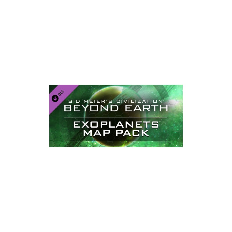 Sid Meiers Civilization  Beyond Earth   Exoplanets Map Pack DLC Steam Kod Klucz
