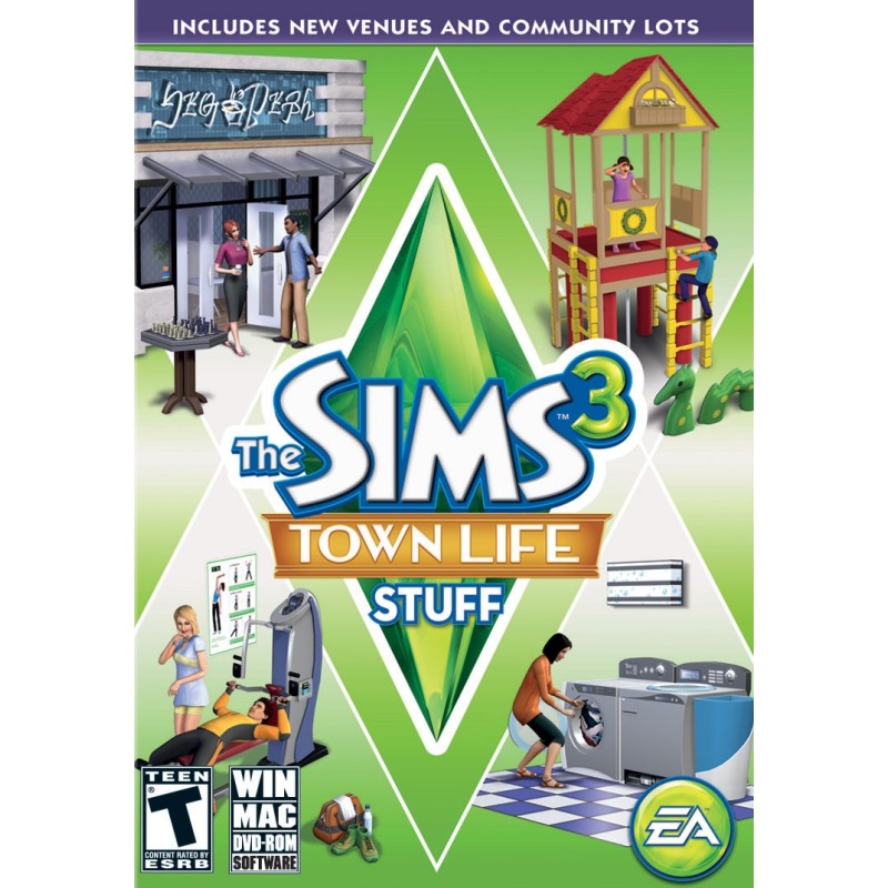 The Sims 3   Town Life Stuff Expansion Pack   EA Kod Klucz