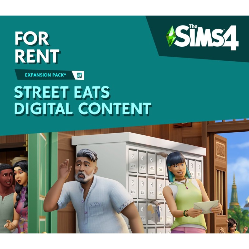 The Sims 4   For Rent  Street Eats Digital Content DLC EA Kod Klucz