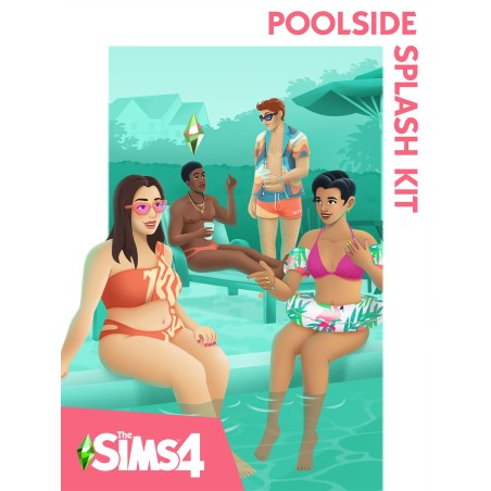 The Sims 4   Poolside Splash Kit DLC EA Kod Klucz