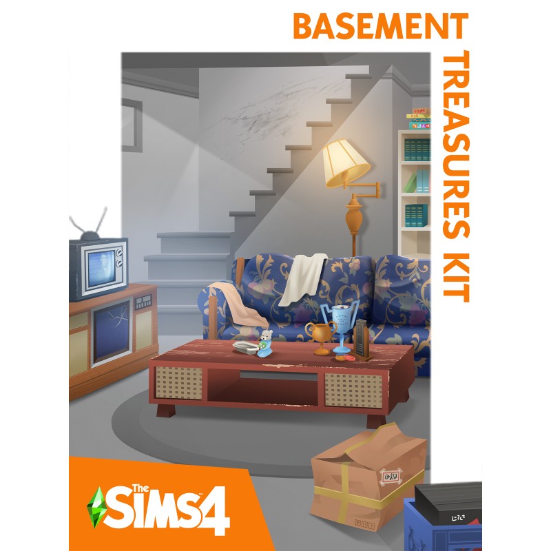 The Sims 4   Basement Treasures Kit DLC EA Kod Klucz