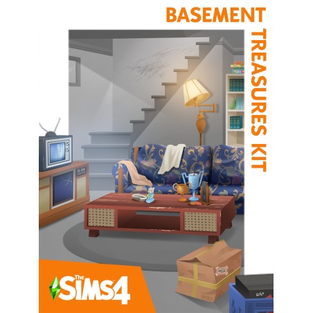 The Sims 4   Basement Treasures Kit DLC EA Kod Klucz