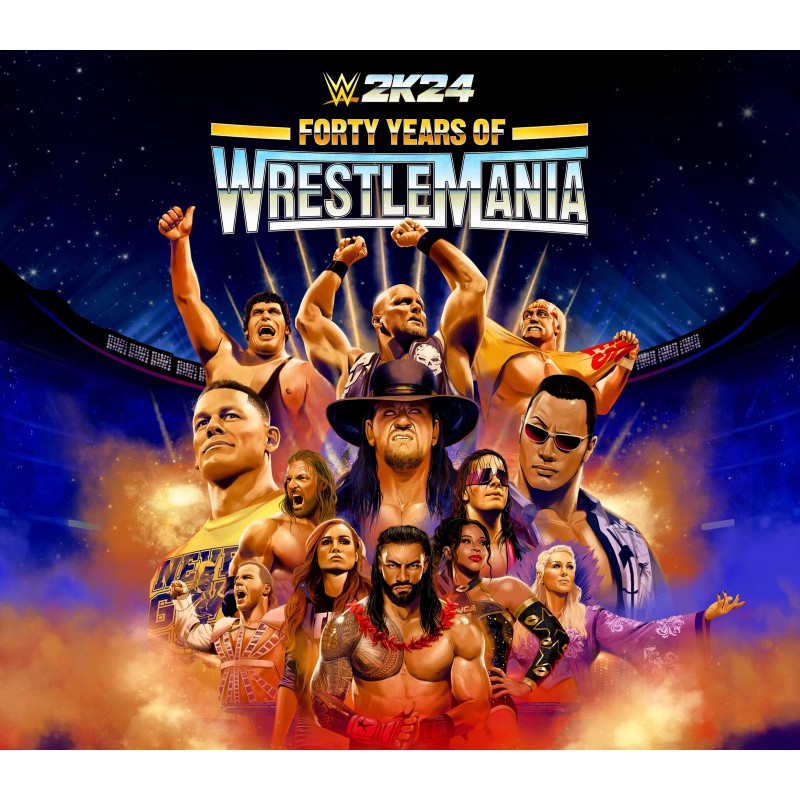 WWE 2K24 Forty Years of WrestleMania Edition XBOX One / Xbox Series X|S Kod Klucz