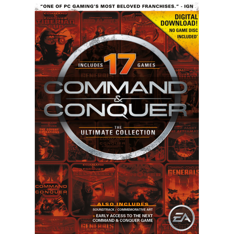 Command and Conquer The Ultimate Collection PC EA Kod Klucz