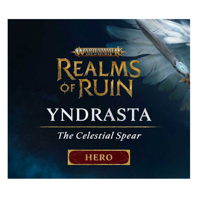 Warhammer Age of Sigmar  Realms of Ruin   The Yndrasta, Celestial Spear Pack DLC PC Steam Kod Klucz