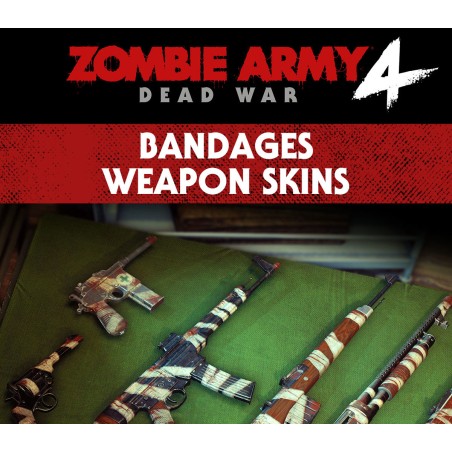 Zombie Army 4  Dead War   Bandages Weapon Skins DLC PC Steam Kod Klucz