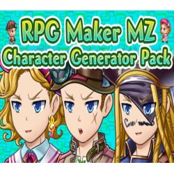 RPG MAKER MZ   Character Generator Pack DLC PC Steam Kod Klucz