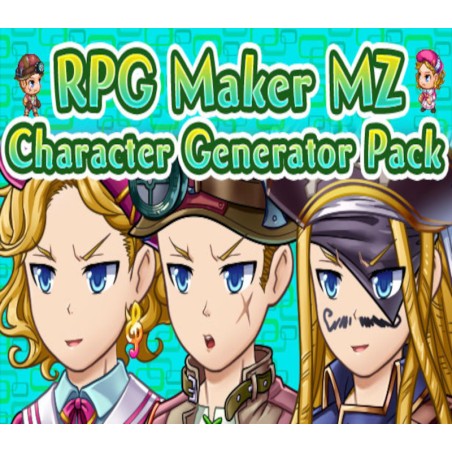 RPG MAKER MZ   Character Generator Pack DLC PC Steam Kod Klucz