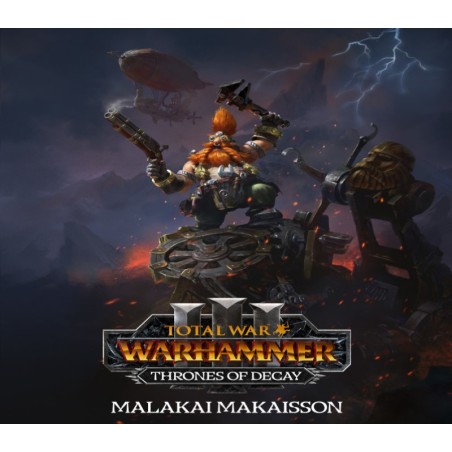 Total War  WARHAMMER III   Malakai – Thrones of Decay DLC PC Steam Kod Klucz