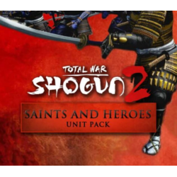 Total War  SHOGUN 2   Saints and Heroes Unit Pack DLC   PC Steam Kod Klucz