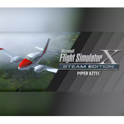 Microsoft Flight Simulator X  Steam Edition   Piper Aztec DLC   PC Steam Kod Klucz