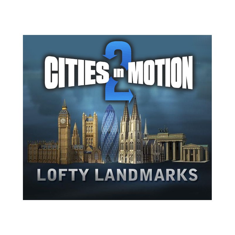 Cities in Motion 2   Lofty Landmarks DLC   PC Steam Kod Klucz