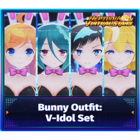 Neptunia Virtual Stars   Bunny Outfit  V Idol Set DLC   PC Steam Kod Klucz