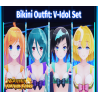 Neptunia Virtual Stars   Bikini Outfit  V Idol Set DLC   PC Steam Kod Klucz