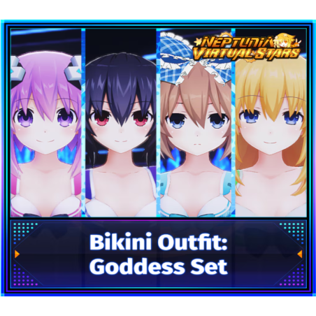 Neptunia Virtual Stars   Bikini Outfit  Goddess Set DLC   PC Steam Kod Klucz