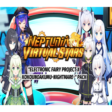 Neptunia Virtual Stars   Electronic Fairy Project x Kokounoakumu Nightmare Pack DLC   PC Steam Kod Klucz