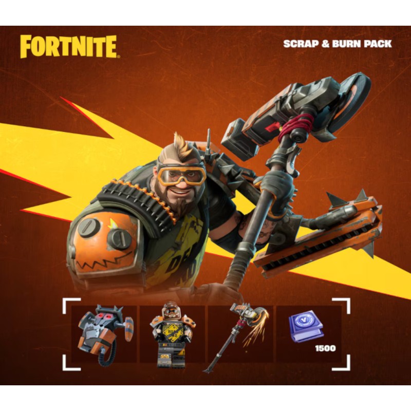Fortnite   Scrap and Burn Pack DLC   XBOX One / Xbox Series X|S Kod Klucz