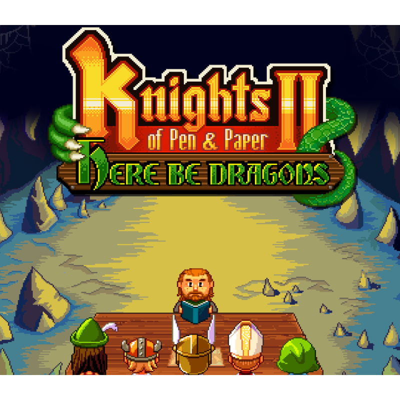 Knights of Pen and Paper 2   Here Be Dragons DLC   PC Steam Kod Klucz