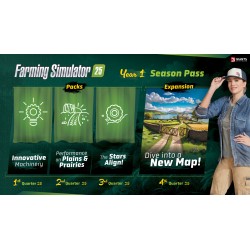 Farming Simulator 25 Year 1 Season Pass DLC Xbox Series X|S Kod Klucz