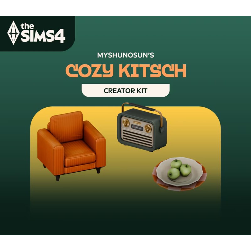 The Sims 4   Cozy Kitsch Kit DLC PC EA Kod Klucz