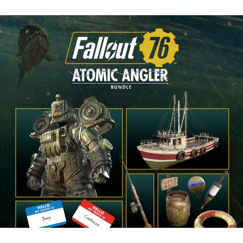 Fallout 76   Atomic Angler Bundle DLC PC Steam Kod Klucz