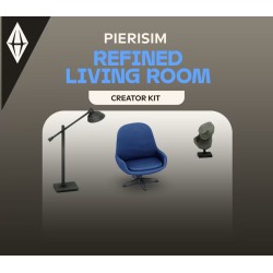 The Sims 4   Refined Living Room Kit Wysmakowany salon Kolekcja DLC   PC EA App Kod Klucz