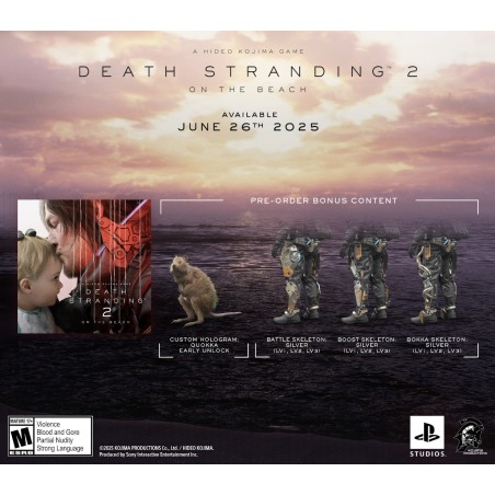 Death Stranding 2  On the Beach   Pre order Bonus DLC   PS5 Kod Klucz