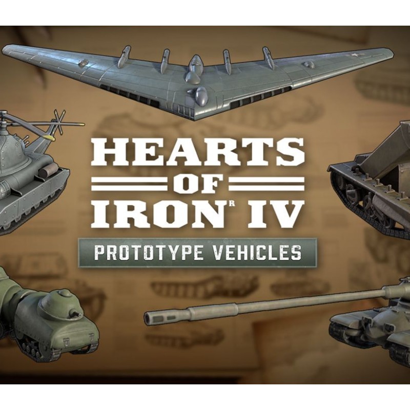 Hearts of Iron IV   Prototype Vehicles DLC PC Steam Kod Klucz