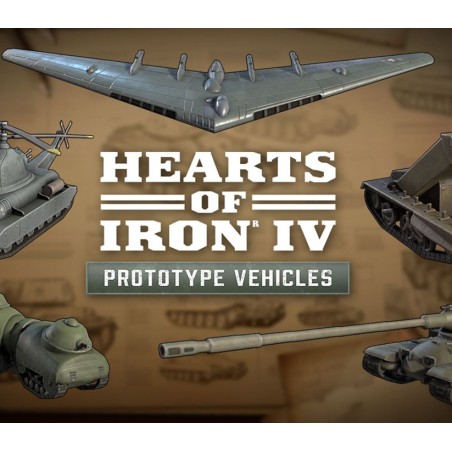 Hearts of Iron IV   Prototype Vehicles DLC PC Steam Kod Klucz