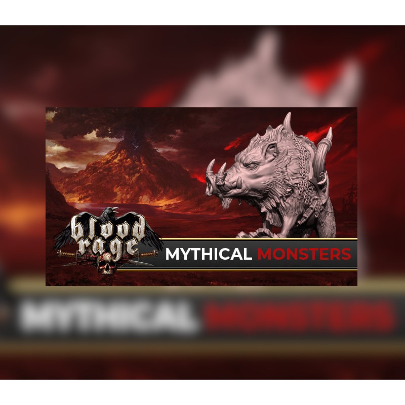 Blood Rage  Digital Edition   Mythical Monsters DLC   PC Steam Kod Klucz