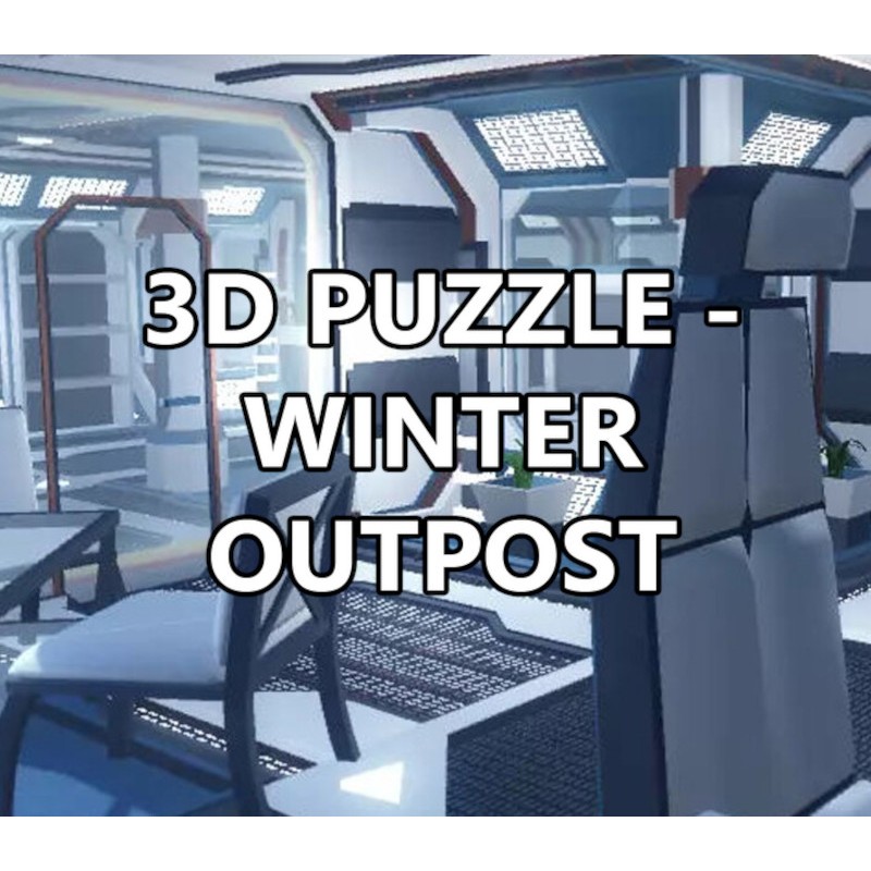 3D PUZZLE   Winter Outpost PC Steam Kod Klucz